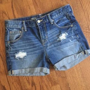 Missimo denim boyfriend shorts